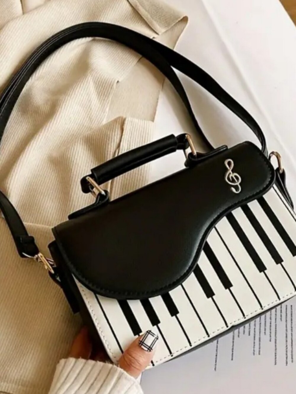 Piano purse Shoulder bag NWT - Picture 4 of 5